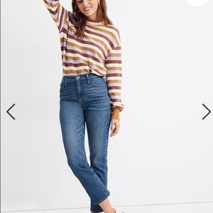 Madewell classic straight Jean